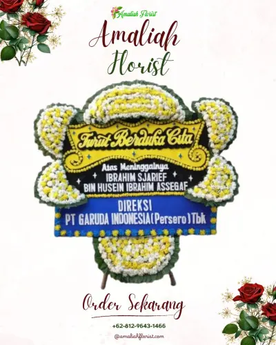 Papan Bunga Duka di Bunijaya